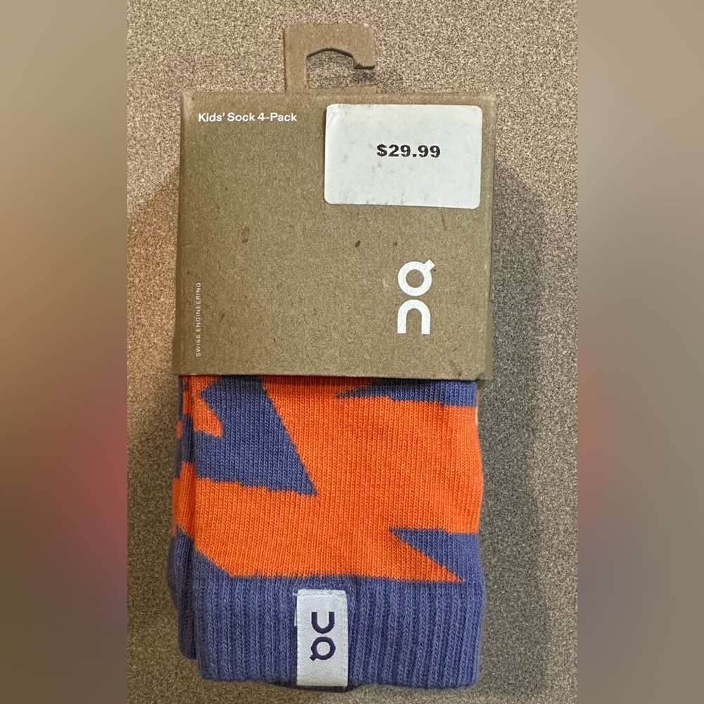 Kid’s OnCloud 4 pack Socks - NIP